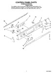 Diagram for 02 - Control Panel Parts