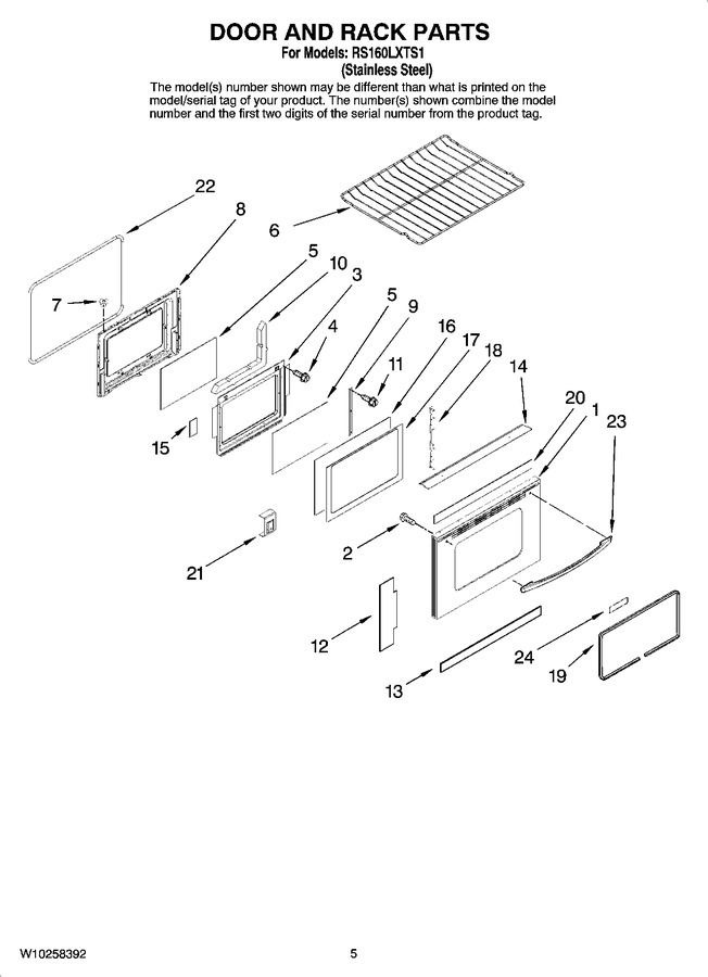 Diagram for RS160LXTS1