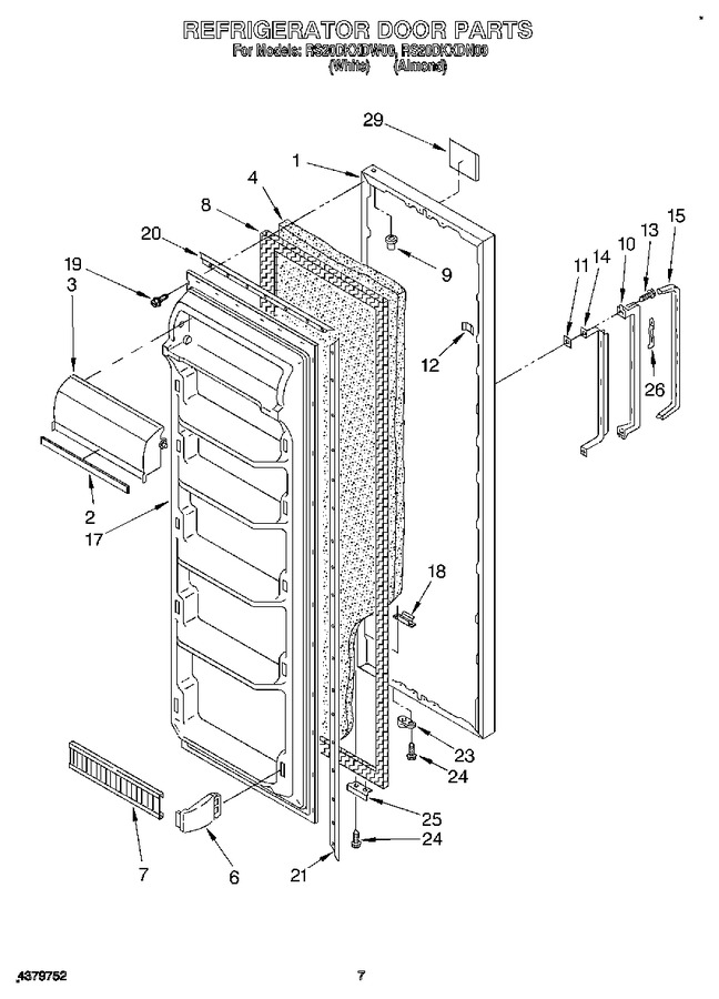Diagram for RS20DKXDW00