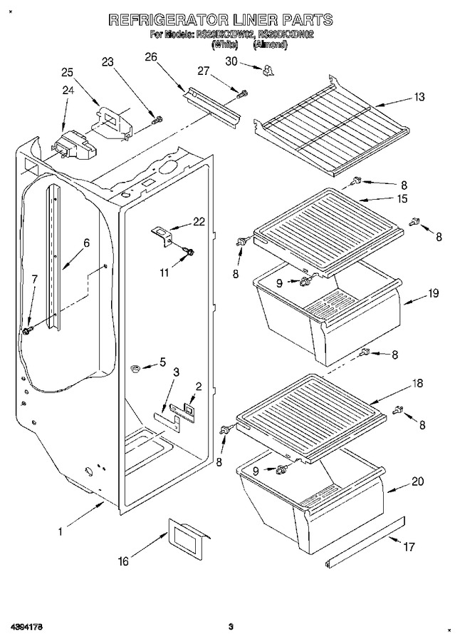 Diagram for RS20DKXDW02