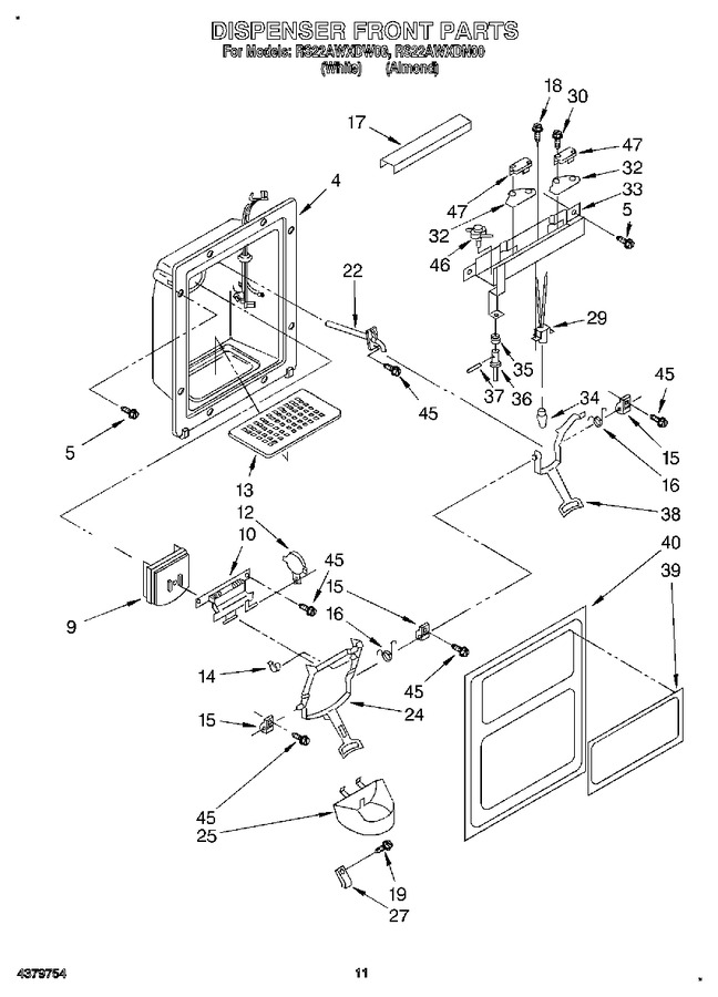 Diagram for RS22AWXDW00