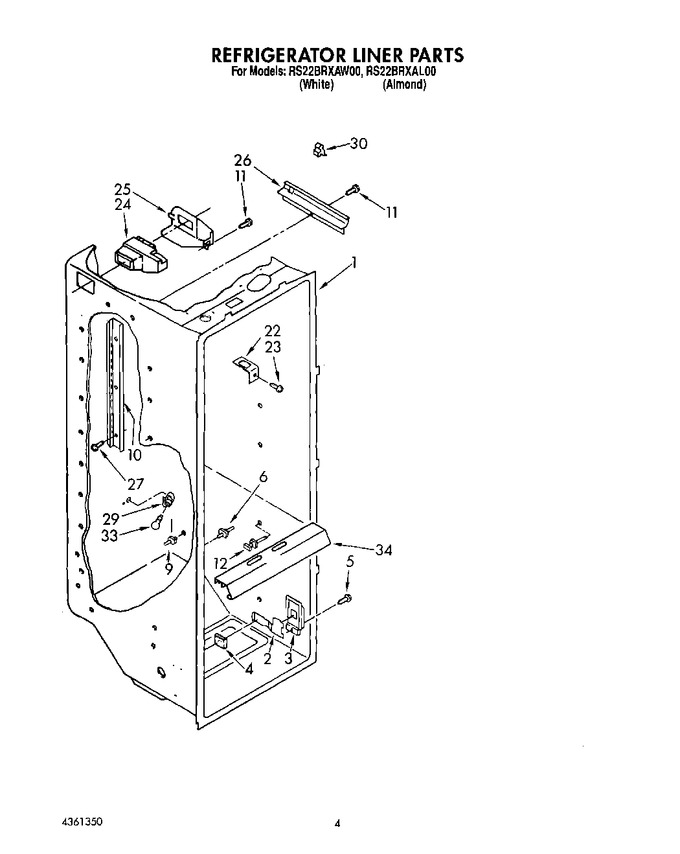 Diagram for RS22BRXAL00