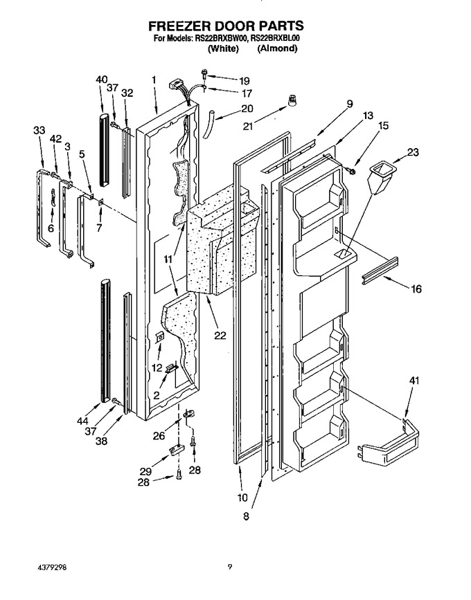 Diagram for RS22BRXBW00