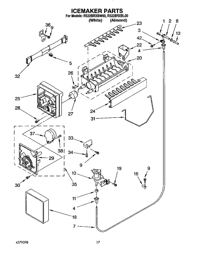 Diagram for RS22BRXBW00