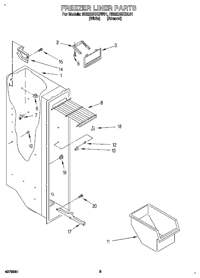 Diagram for RS22BRXBL01
