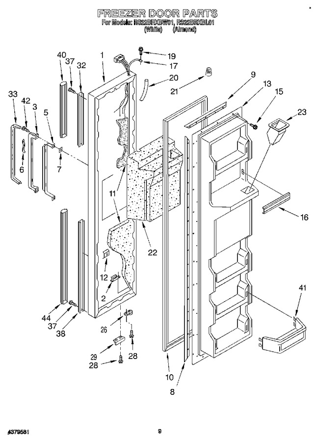 Diagram for RS22BRXBL01