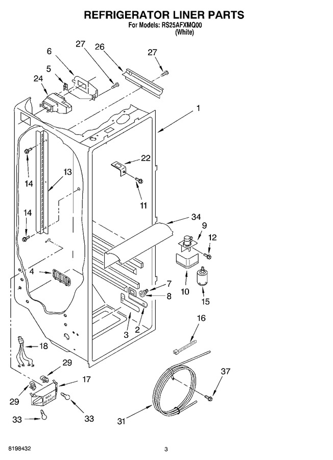Diagram for RS25AFXMQ00