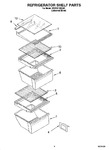 Diagram for 03 - Refrigerator Shelf Parts