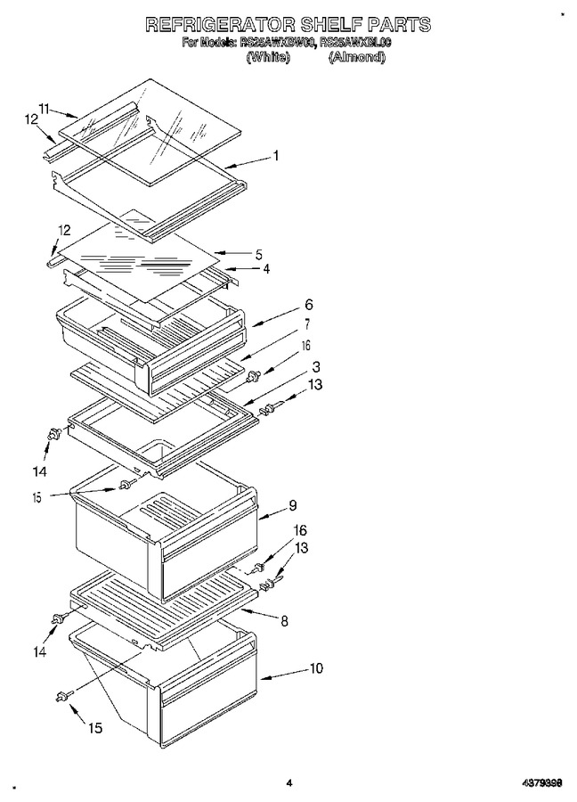 Diagram for RS25AWXBW00
