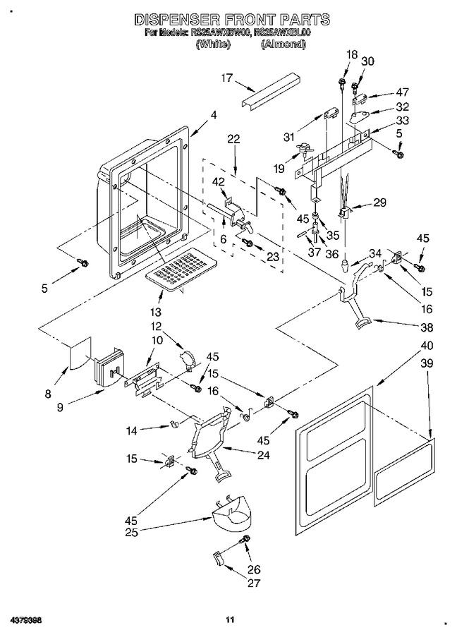 Diagram for RS25AWXBW00