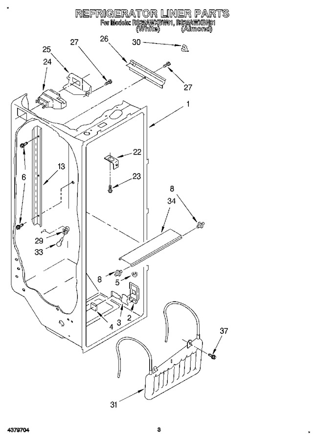 Diagram for RS25AWXBL01