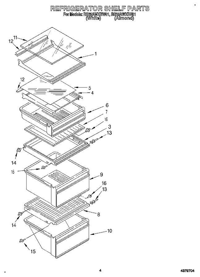 Diagram for RS25AWXBW01