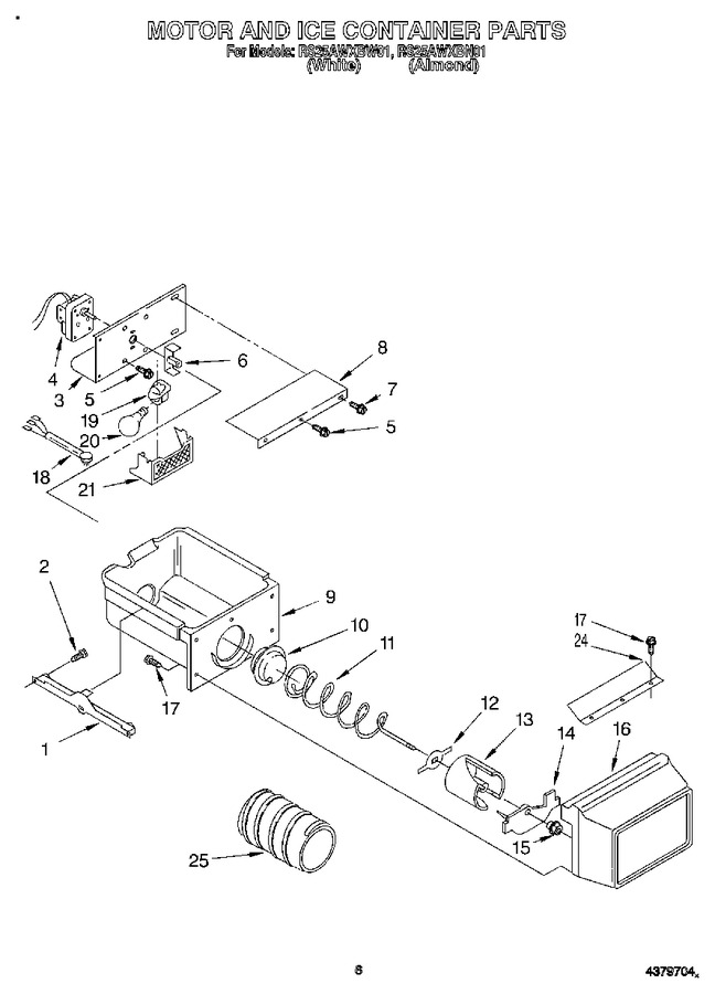 Diagram for RS25AWXBL01