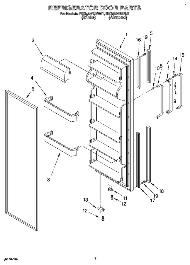 Diagram for RS25AWXBL01