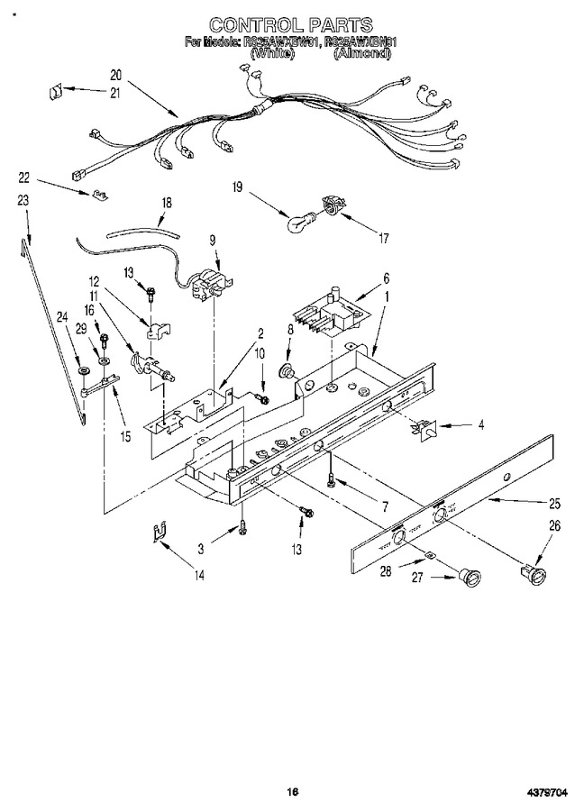 Diagram for RS25AWXBL01
