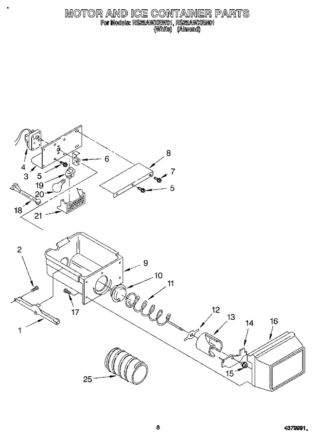 Diagram for RS25AWXEN01