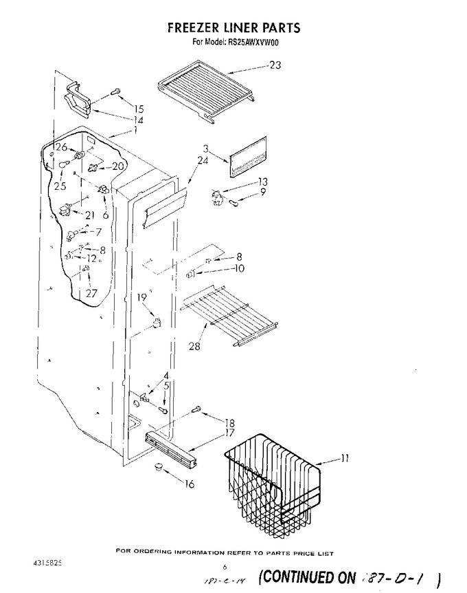 Diagram for RS25AWXVL00
