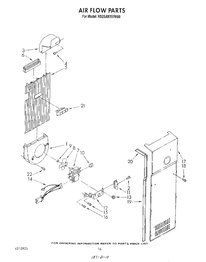 Diagram for RS25AWXVW00