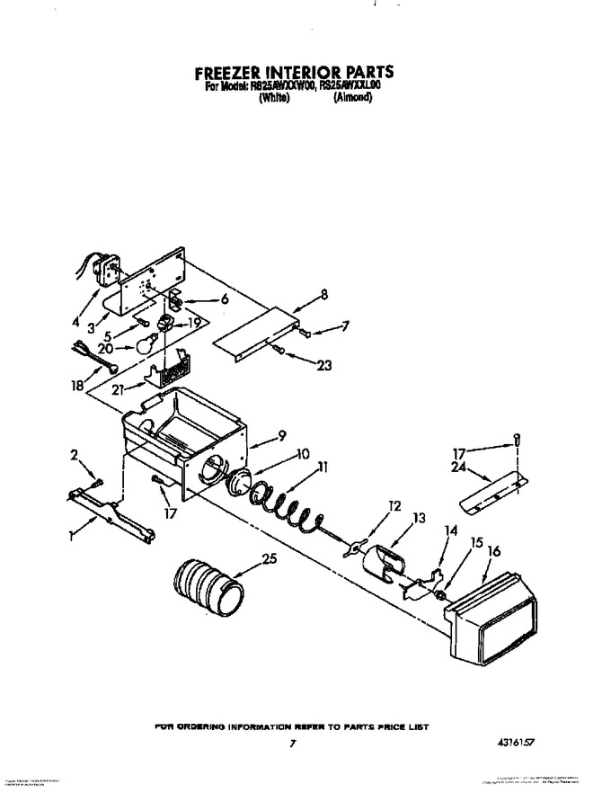 Diagram for RS25AWXXW00