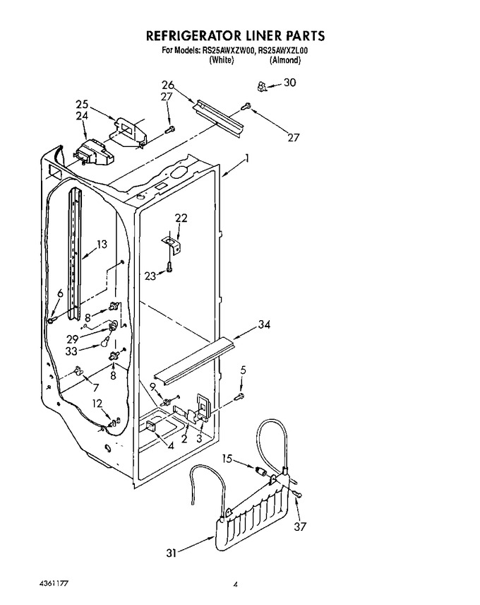 Diagram for RS25AWXZW00