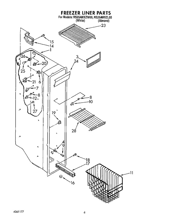 Diagram for RS25AWXZW00