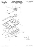 Diagram for 01 - Cooktop, Literature