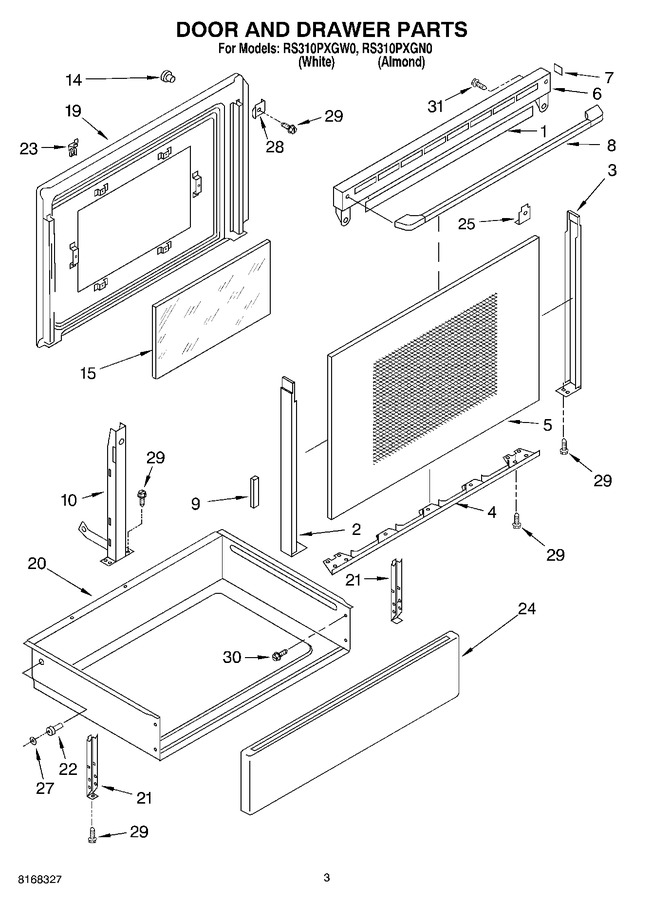 Diagram for RS310PXGW0