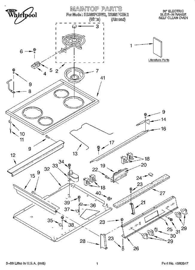 Diagram for RS385PCBW2