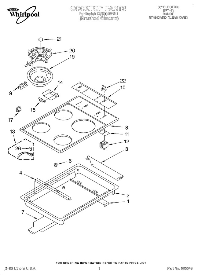 Diagram for RS600BXYH1