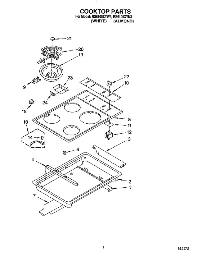 Diagram for RS6105XYN3