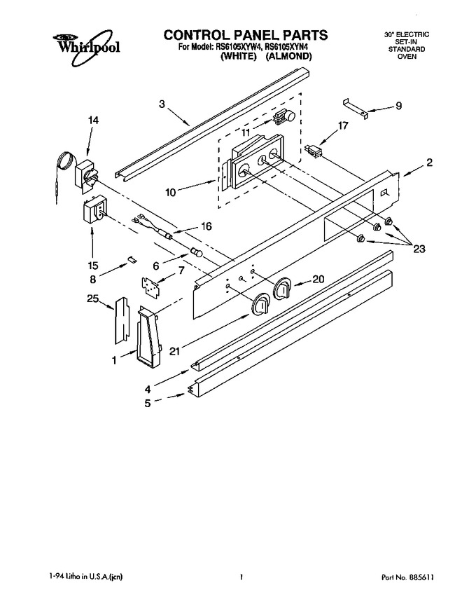Diagram for RS6105XYW4