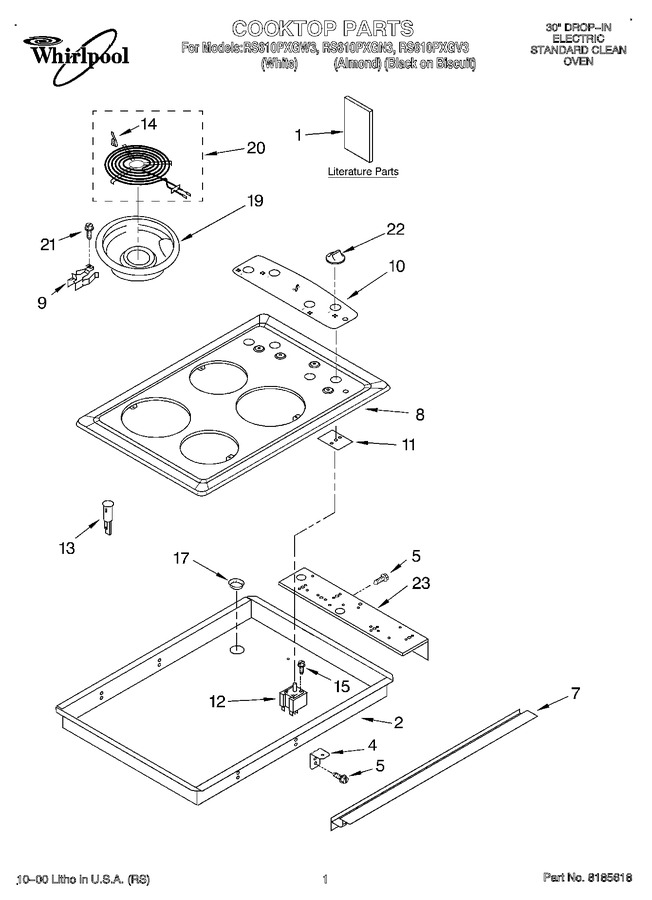 Diagram for RS610PXGW3