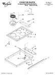 Diagram for 01 - Cooktop Parts
