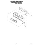 Diagram for 02 - Control Panel Parts