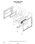 Diagram for 04 - Oven Door , Literature And Optional