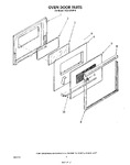 Diagram for 05 - Oven Door , Lit/optional