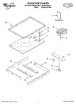 Diagram for 01 - Cooktop Parts