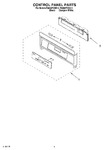 Diagram for 03 - Control Panel Parts