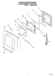 Diagram for 04 - Oven Door Parts