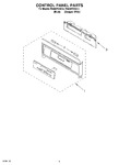 Diagram for 03 - Control Panel Parts