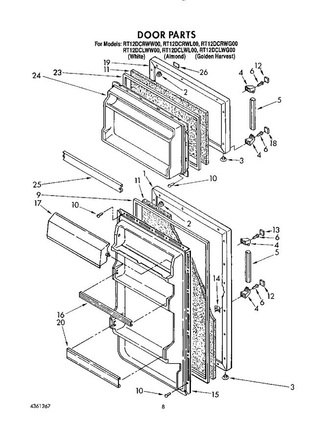 Diagram for RT12DCRWW00