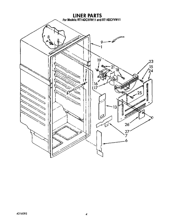 Diagram for RT14DCXVW11