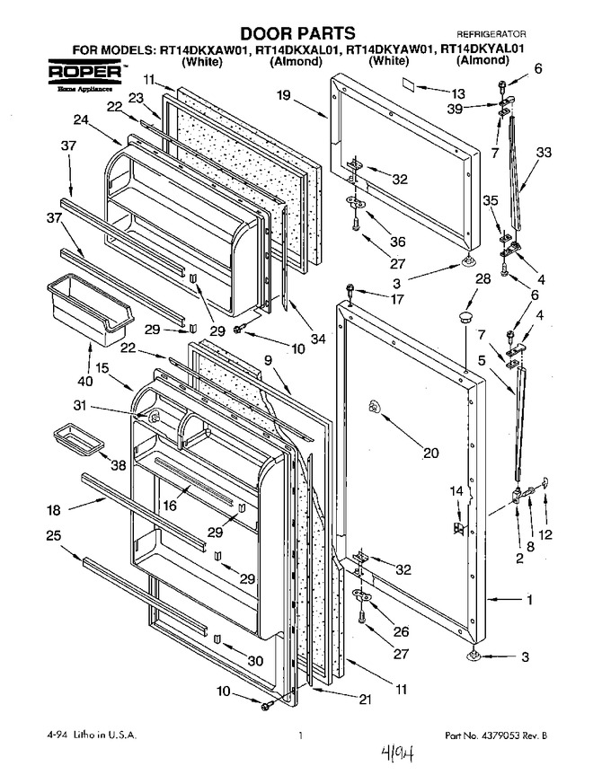 Diagram for RT14DKXAW01