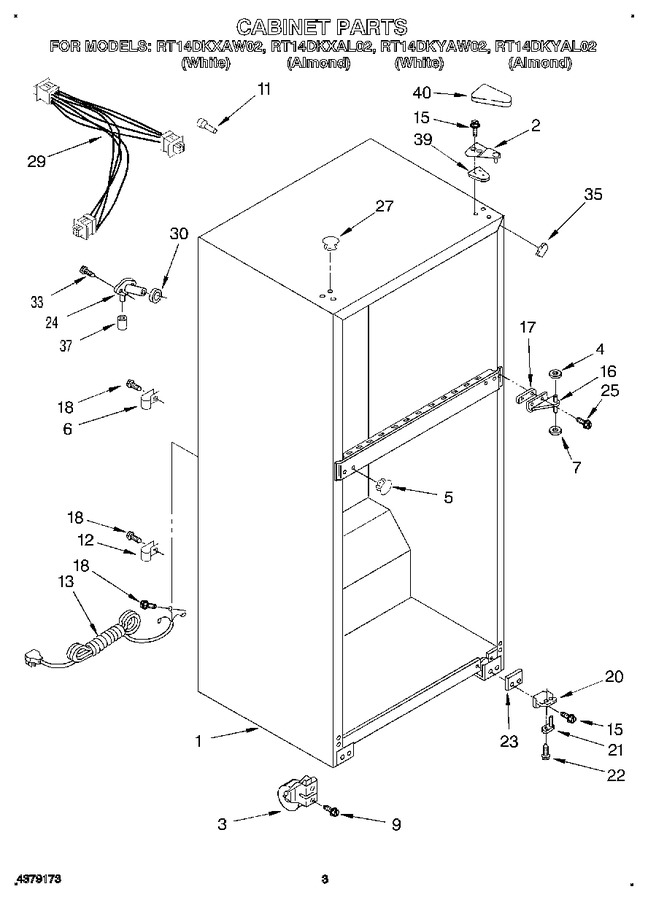 Diagram for RT14DKXAW02