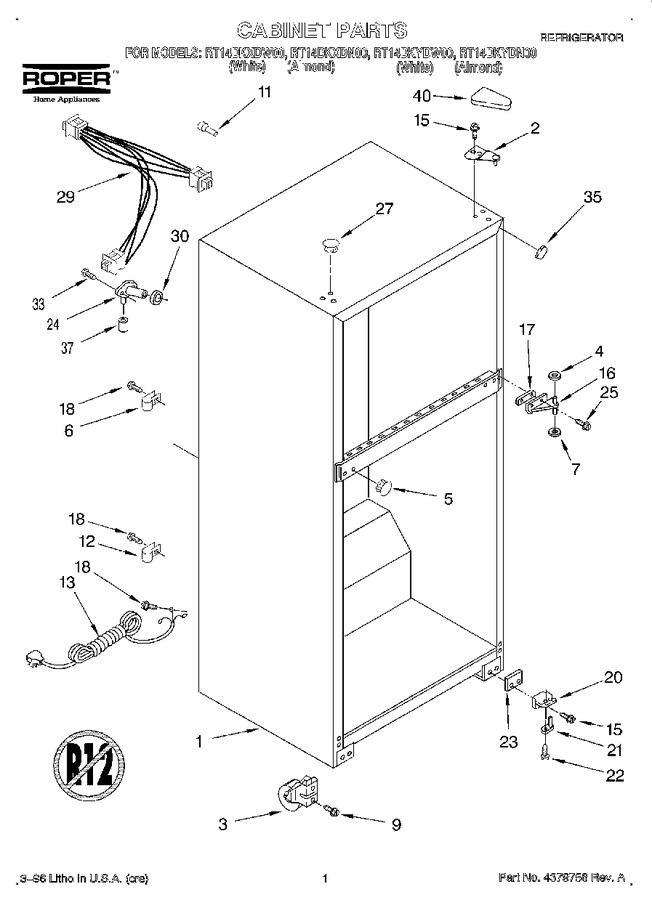 Diagram for RT14DKYDN00