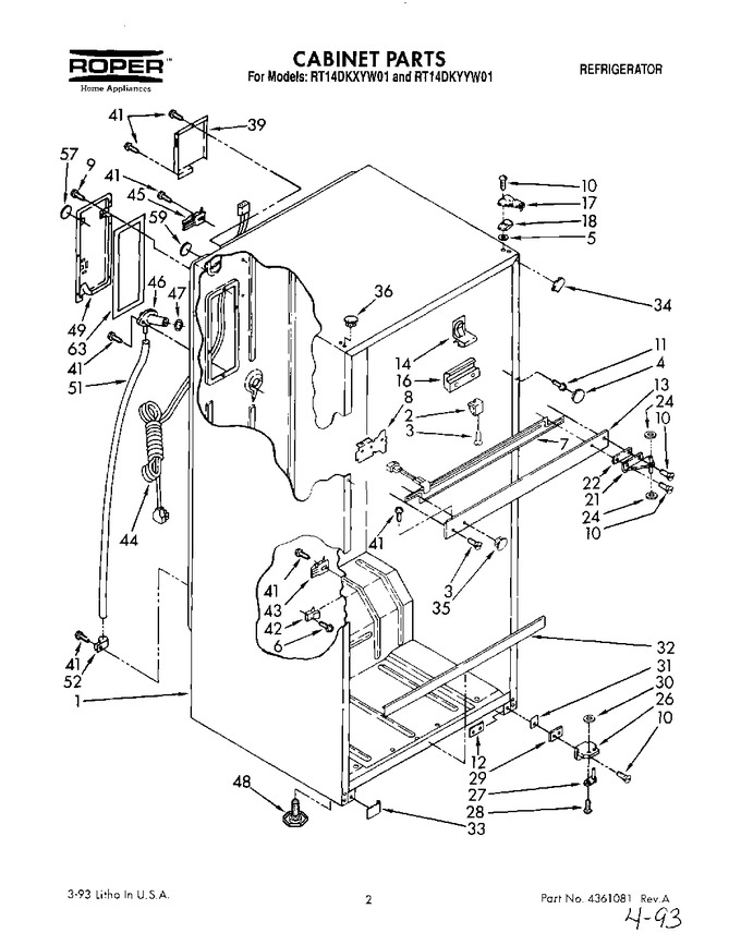Diagram for RT14DKXYW01
