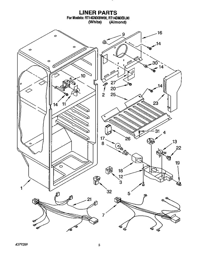 Diagram for RT14DMXBW00