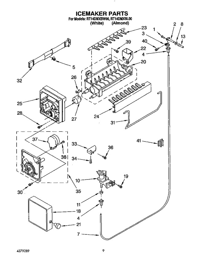 Diagram for RT14DMXBW00