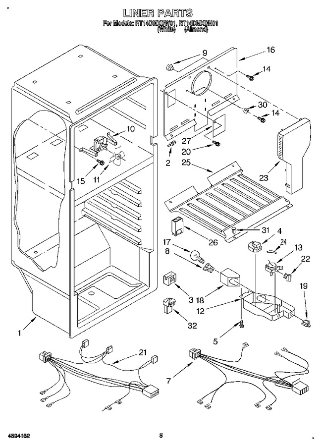 Diagram for RT14DMXDW01