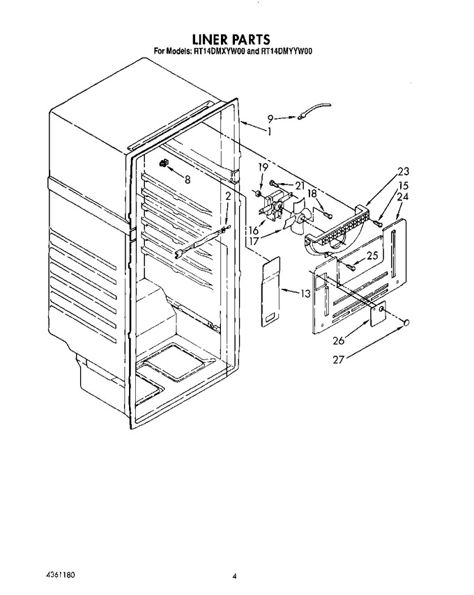 Diagram for RT14DMXYW00
